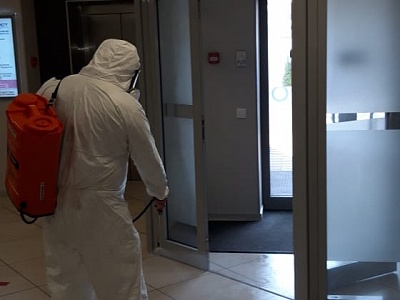 В «Медассист» провели дезинфекцию помещений